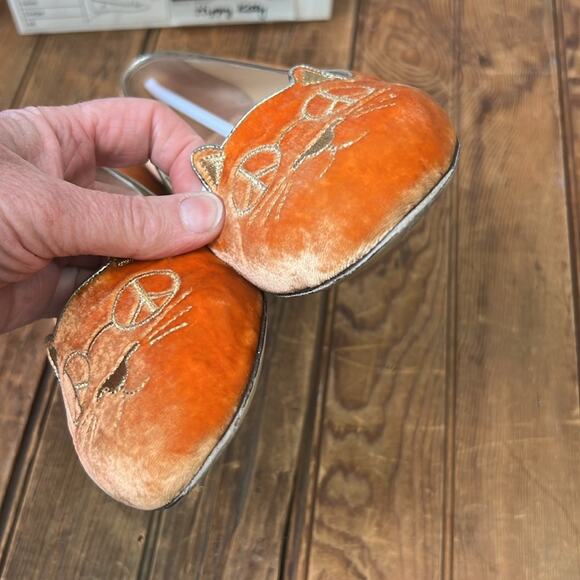 Women’s Charolette Olympia limited edition cat Hippy Kitty Flats size 38 - Picture 4 of 9